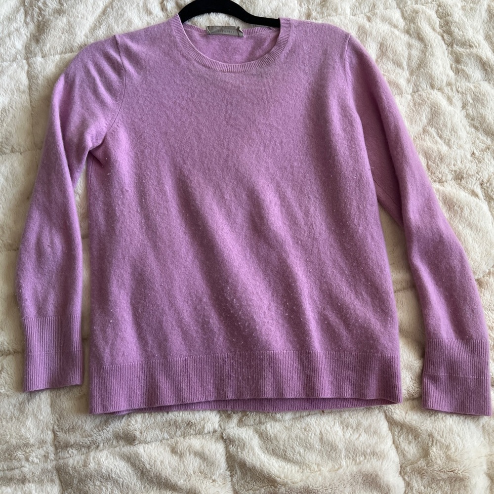 Everlane Lavender Crewneck Cashmere Sweater - Women's